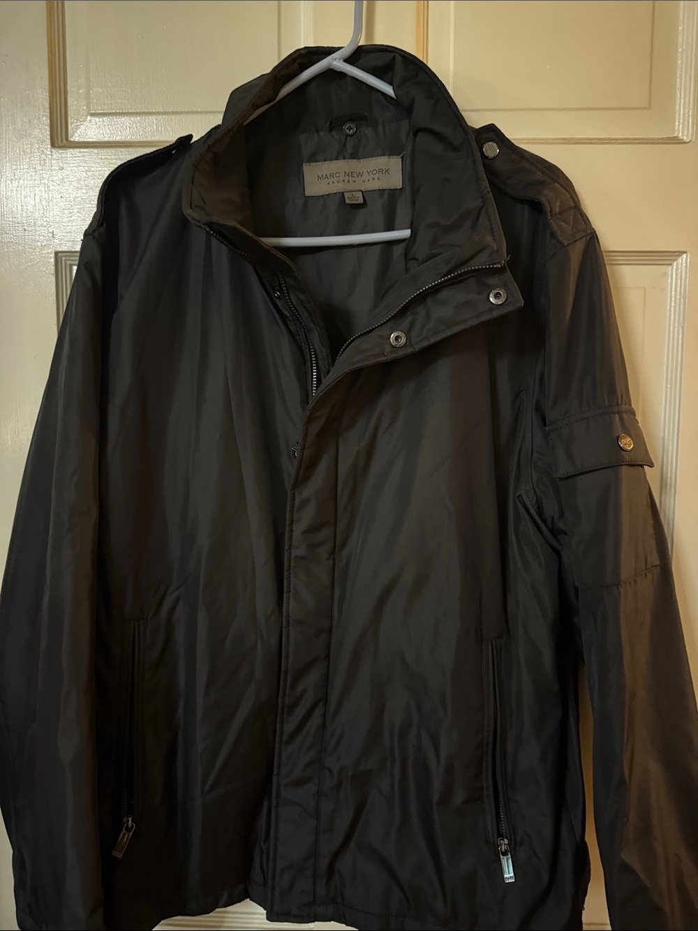 Marc New York Black Lightweight Shell Jacket